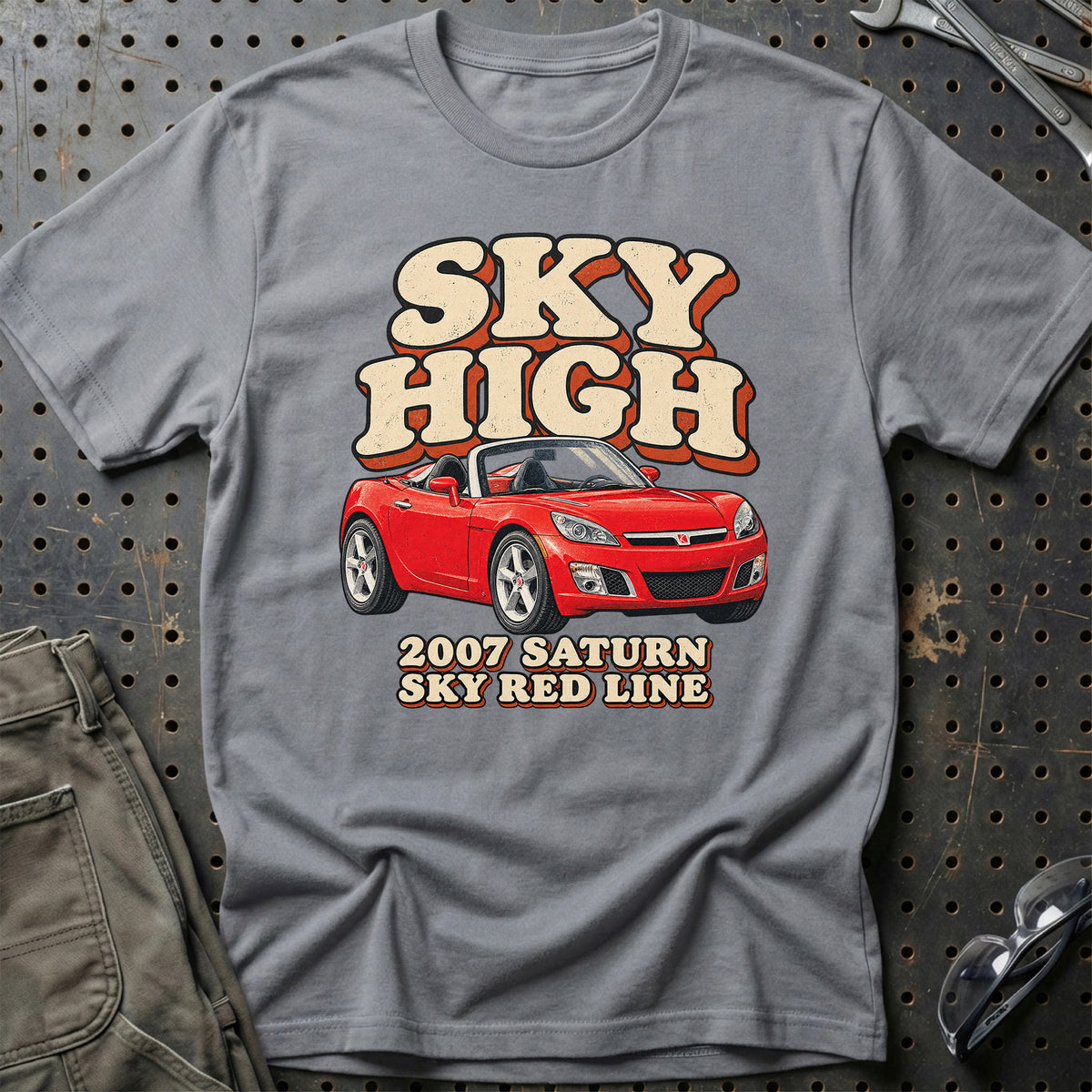 
Saturn Sky Red Line 2007 – Sky High T-Shirt – Grå Sport