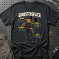 Skorstensfejer – Anatomi T-Shirt – Sort