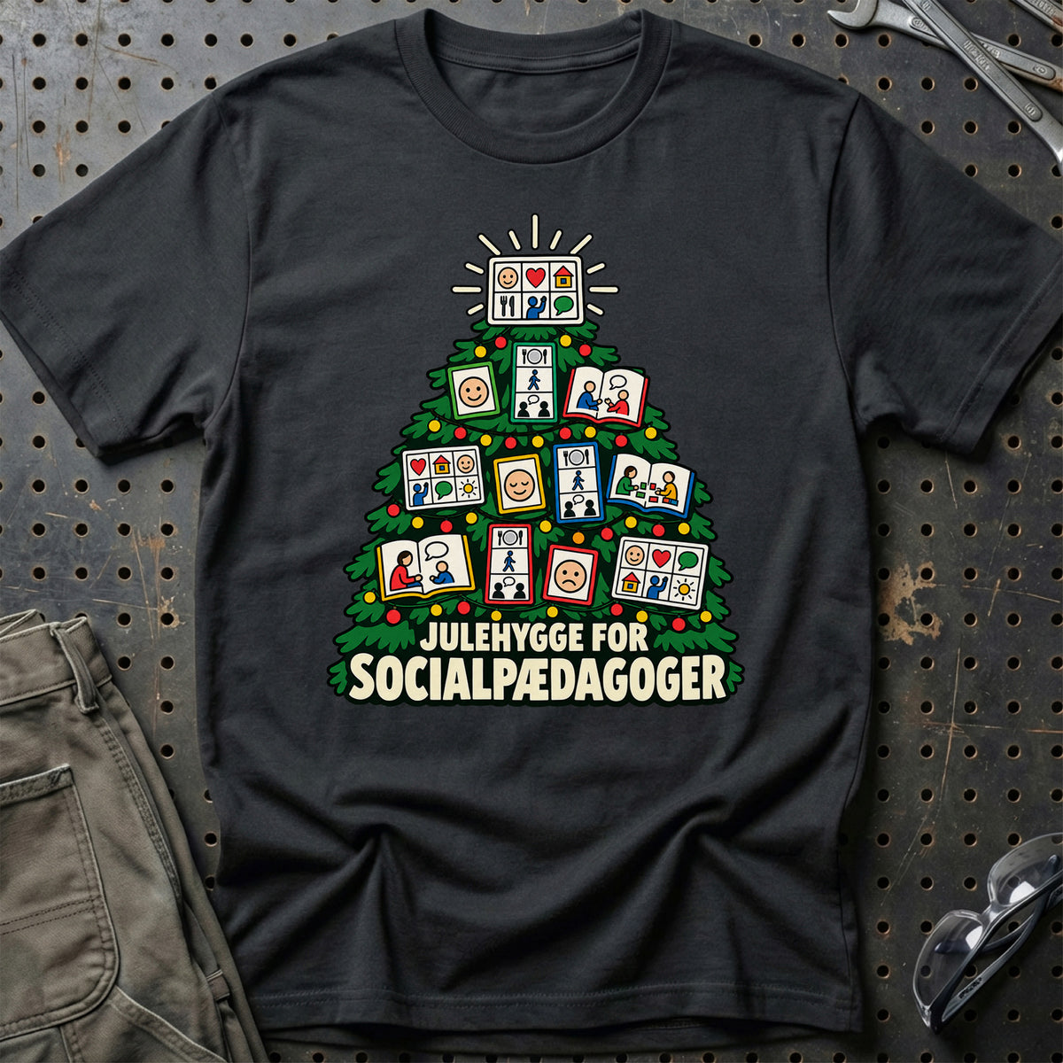 
Socialpædagog – Julehygge – Unisex T-Shirt – Sort