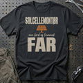 Solcellemontør – Men Først Og Fremmest Far T-Shirt – Sort