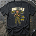 Soldat – Anatomi T-Shirt – Sort
