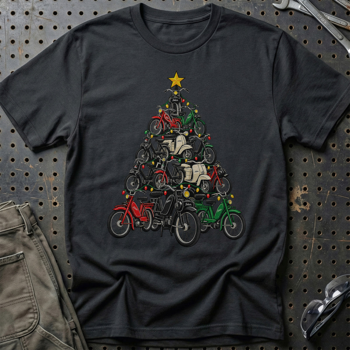 Solex Juletræ T-Shirt – Sort