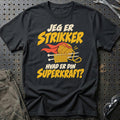 
Strikker – Hvad er din superkraft? – Unisex T-Shirt – Sort