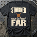 
Strikker – Men først og fremmest far – Unisex T-Shirt – Sort