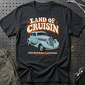 
Studebaker Land Cruiser 1934 – Land of Cruisin T-Shirt – Sort