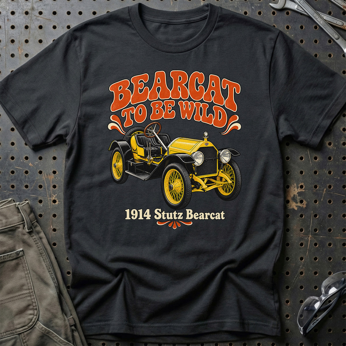 
Stutz Bearcat 1914 – Bearcat to Be Wild T-Shirt – Sort