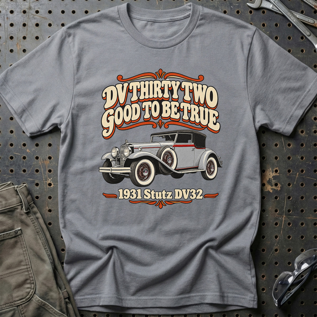 
Stutz DV32 1931 – DV Thirty Two Good to Be True T-Shirt – Grå Sport