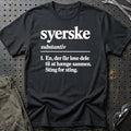 
Syerske – Definition T-Shirt – Sort