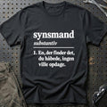 
Synsmand – Definition T-Shirt – Sort