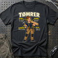 Tømrer – Anatomi T-Shirt – Sort