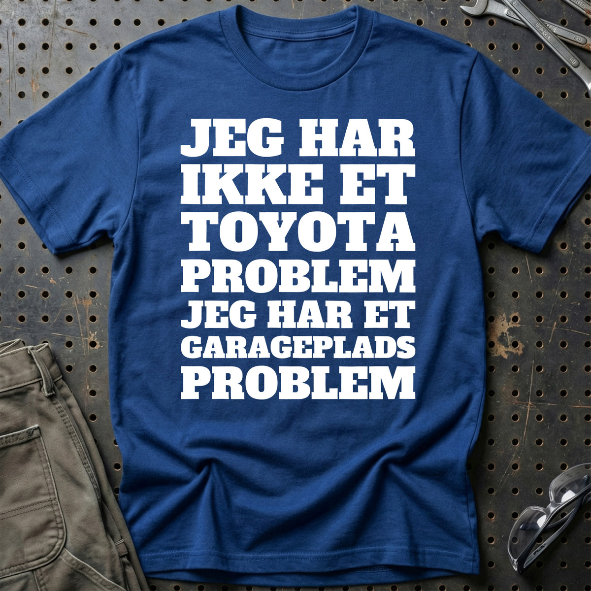 Toyota – Jeg har et garageplads problem T-Shirt – Blå Royal