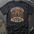 Triumph Rigtige Kvinder Kører – Roser og Flammer T-Shirt – Sort