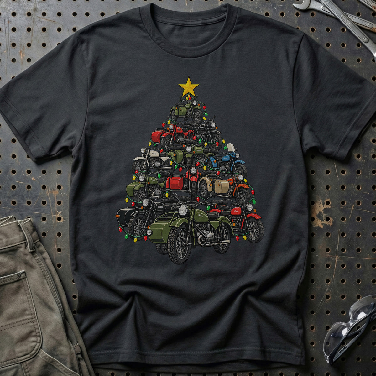 Ural Juletræ T-Shirt – Sort