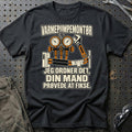 Varmepumpemontør – Jeg Ordner Det, Din Mand Prøvede At Fikse T-Shirt – Sort