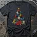 Vespa Juletræ T-Shirt – Sort