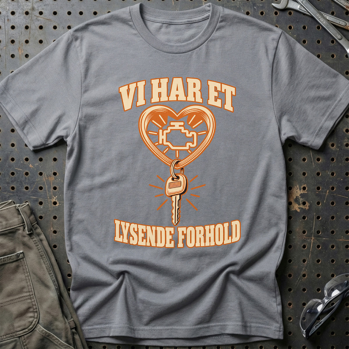 Vi har et lysende forhold T-Shirt – Grå Sport