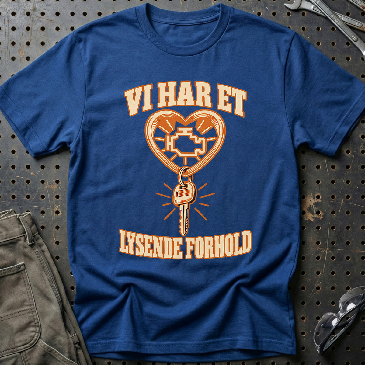 Vi har et lysende forhold T-Shirt – Blå Royal