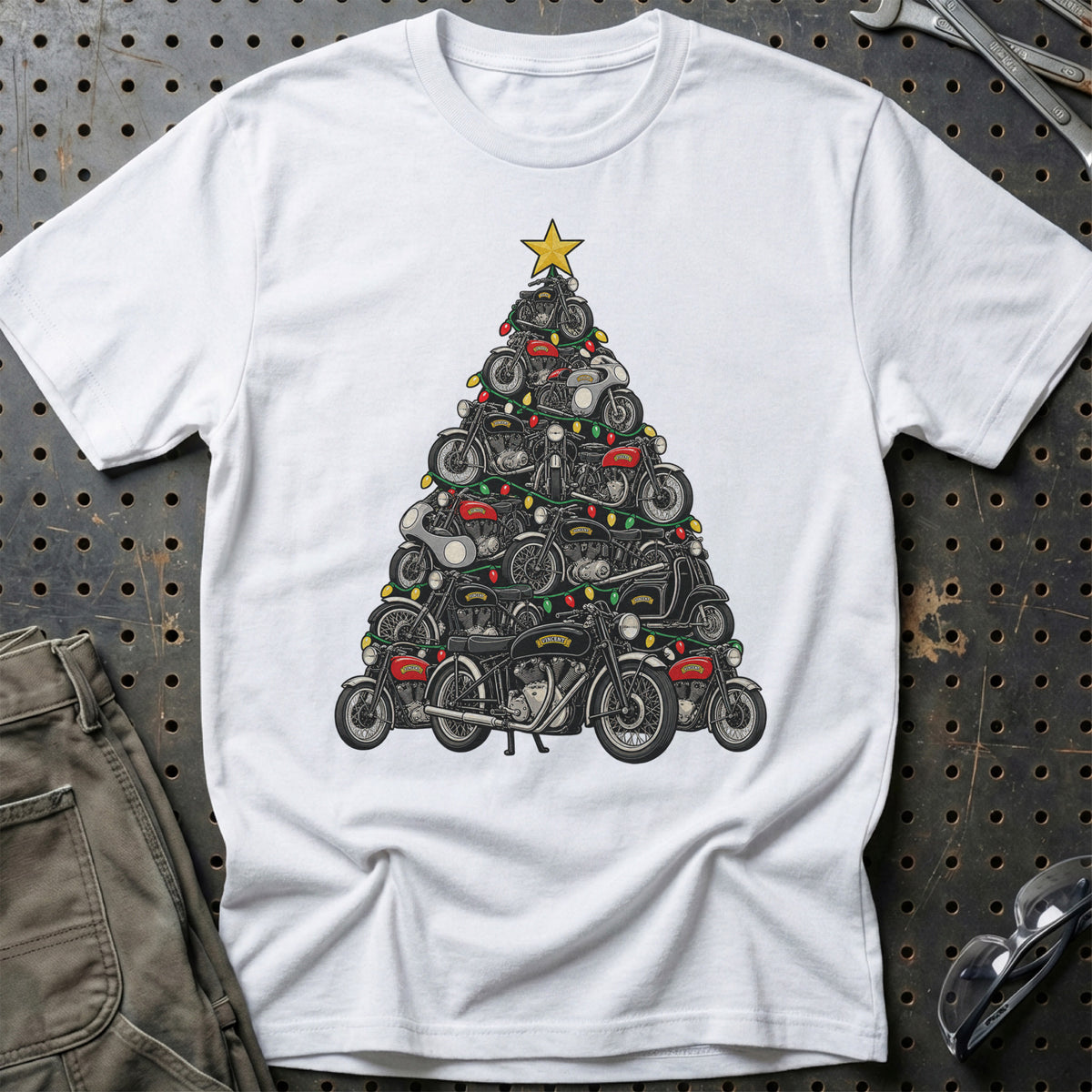 Vincent Juletræ T-Shirt – Hvid