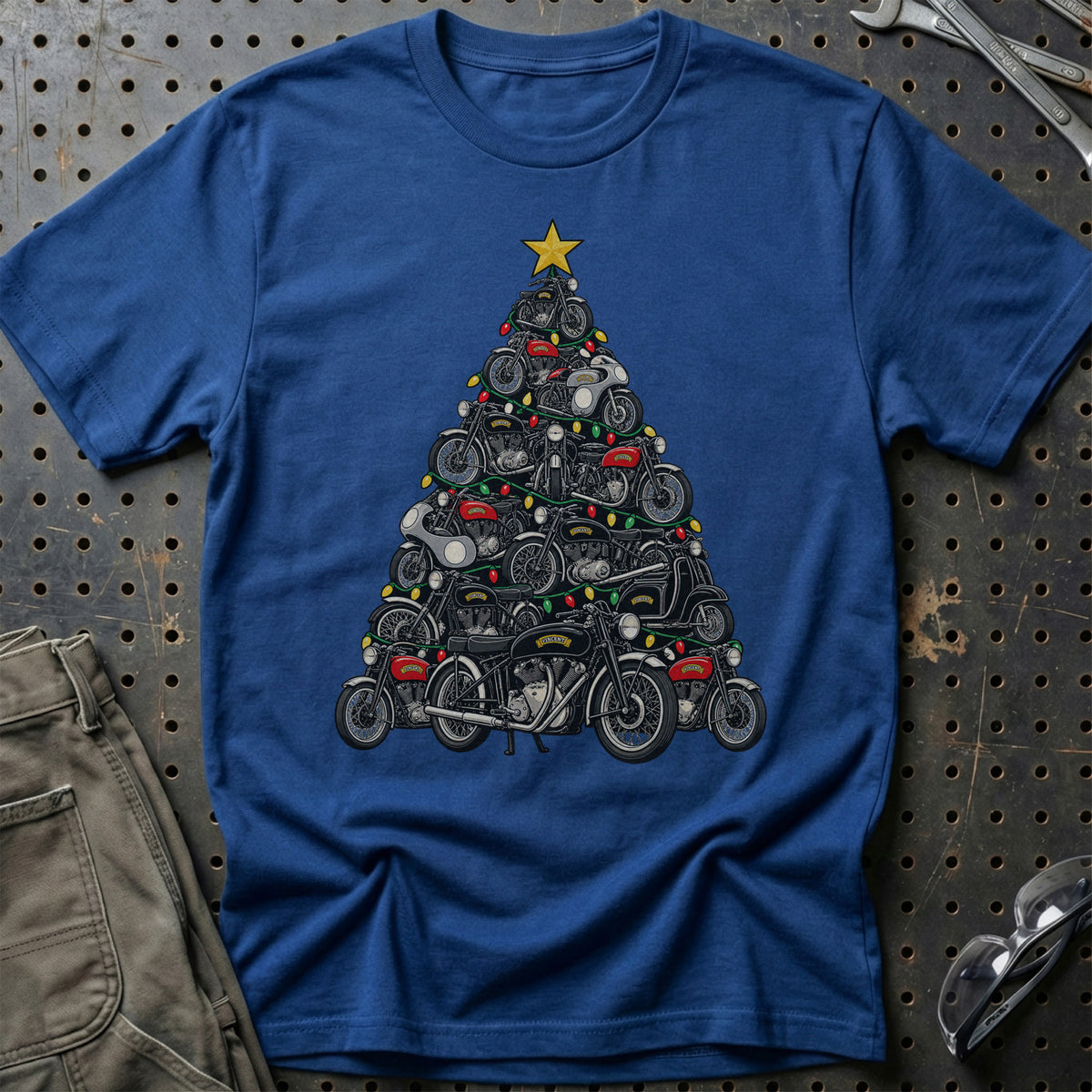 Vincent Juletræ T-Shirt – Blå Royal