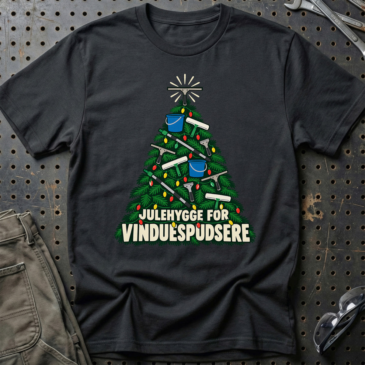 
Vinduespudser – Julehygge – Unisex T-Shirt – Sort