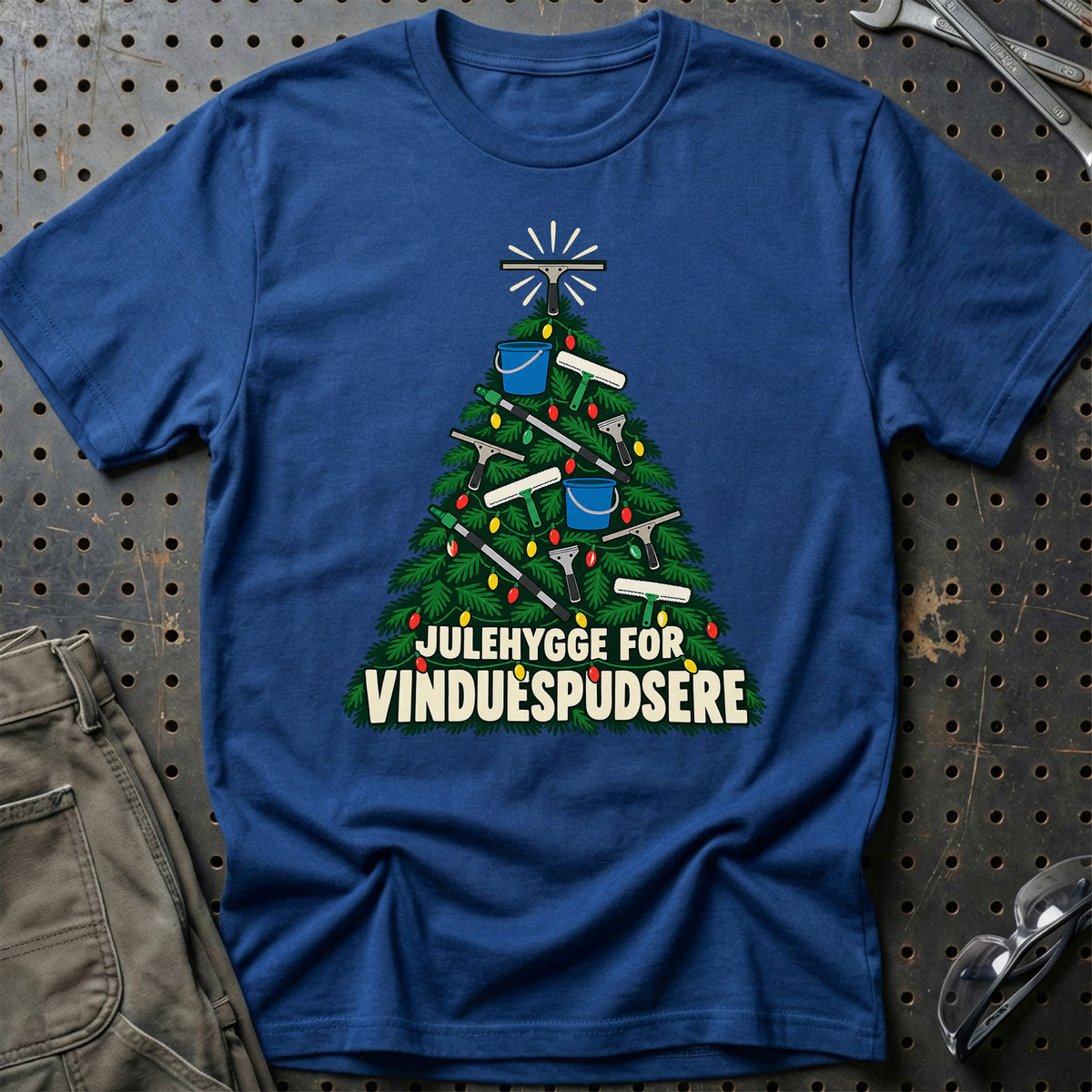 
Vinduespudser – Julehygge – Unisex T-Shirt – Blå Royal