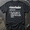 
Vinterbader – Ordbog – Unisex T-Shirt – Sort