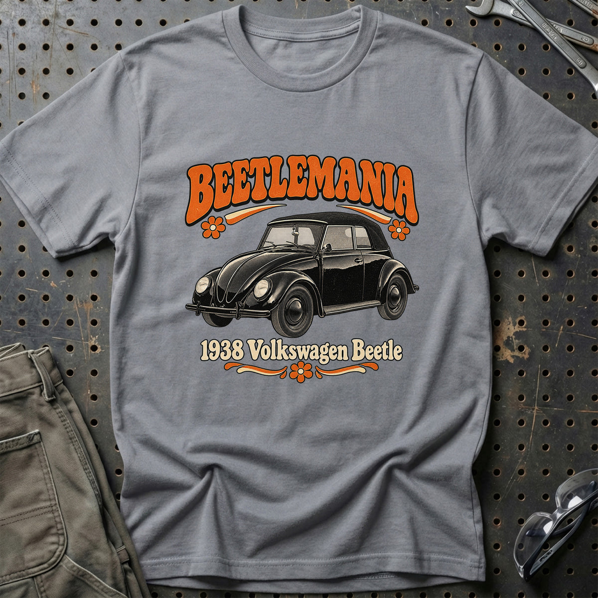 
Volkswagen Beetle 1938 – Beetlemania T-Shirt – Grå Sport