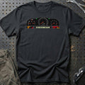 
Volvo 850 T-5R 1995 – Instrumentbræt – Unisex T-Shirt med tryk foran, farve: Sort