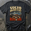 
Volvo holder evigt – Rusten er uenig – Illustration – Unisex T-Shirt – Sort