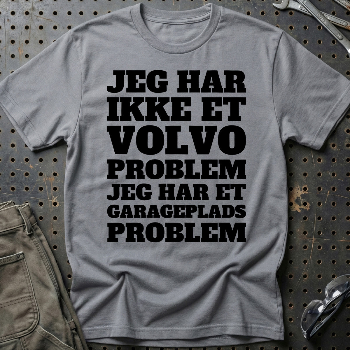 Volvo – Jeg har et garageplads problem T-Shirt – Grå Sport