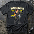 VVS-installatør – Anatomi T-Shirt – Sort