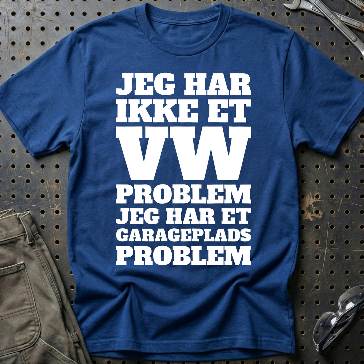 VW – Jeg har et garageplads problem T-Shirt – Blå Royal