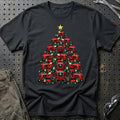 Wheel Horse Juletræ T-Shirt – Sort