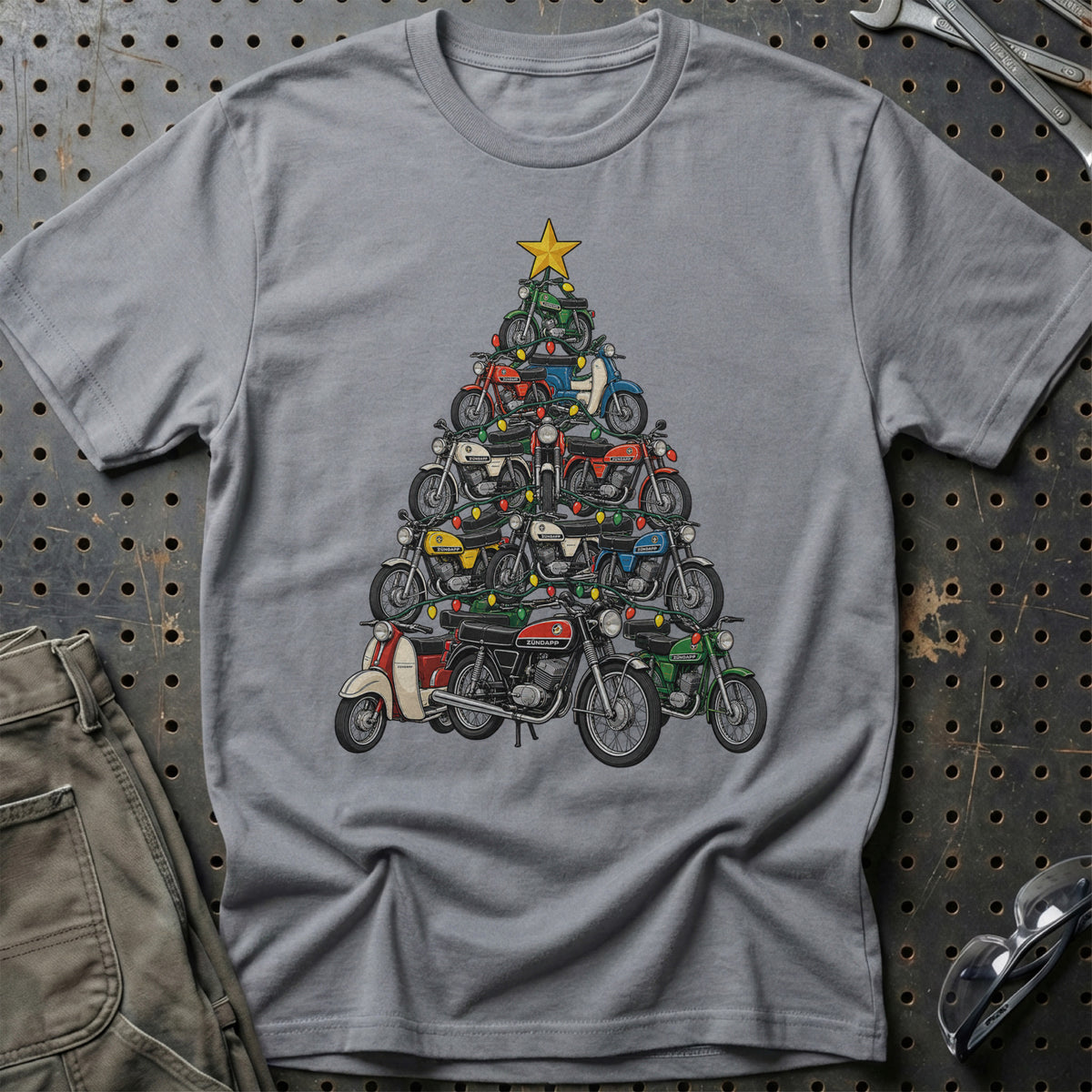 Zündapp Juletræ T-Shirt – Grå Sport