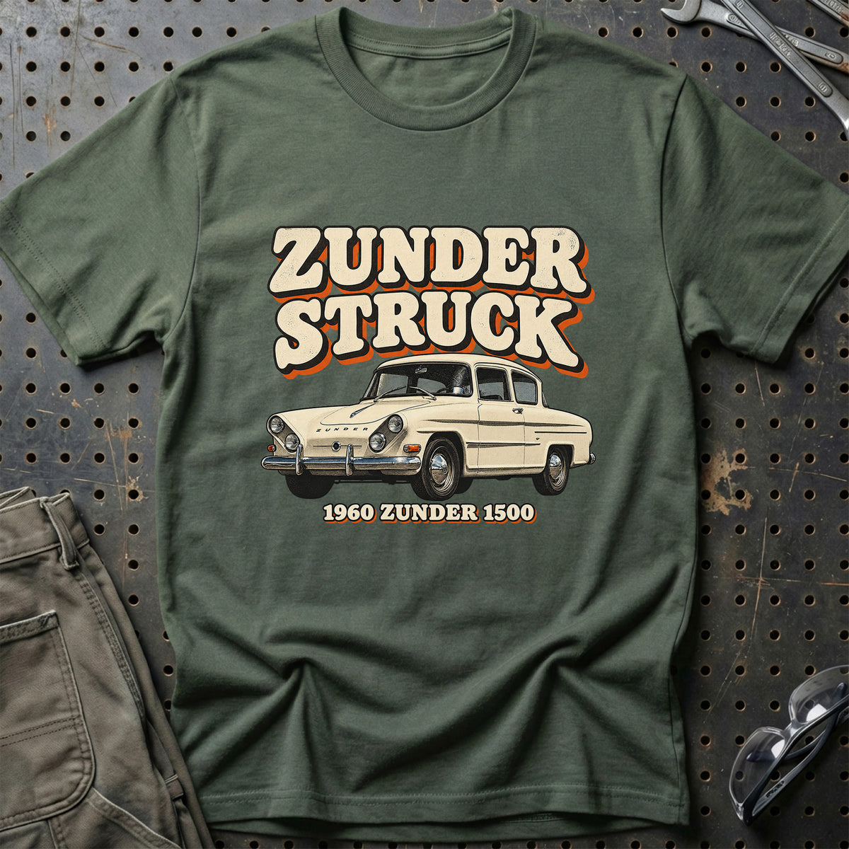 
Zunder 1500 1960 – Zunder Struck T-Shirt – Grøn Militær