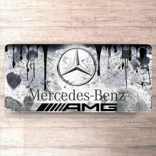 AMG Mercedes Vintage 30x60cm Skilt-Skilte-Mercedes-Garage Culture Shop- garage - man cave - merchandise
