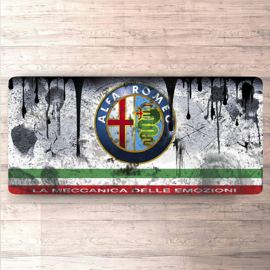 Alfa Romeo Vintage 30x60cm Skilt-Skilte-Alfa Romeo-Garage Culture Shop- garage - man cave - merchandise