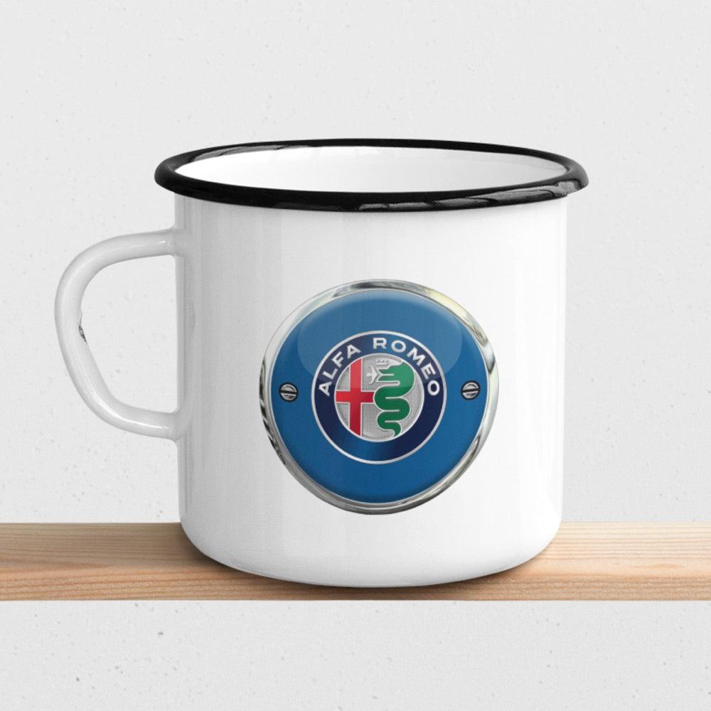 Alfa Romeo Vintage Emaljekrus-Krus-Alfa Romeo-Garage Culture Shop- garage - man cave - merchandise