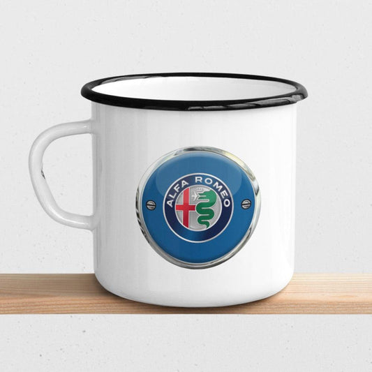 Alfa Romeo Vintage Emaljekrus-Krus-Alfa Romeo-Garage Culture Shop- garage - man cave - merchandise