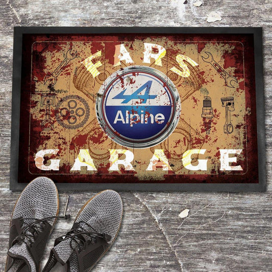 Alpine Fars Garage Vintage Dørmåtte-Dørmåtte-Alpine-Garage Culture Shop- garage - man cave - merchandise