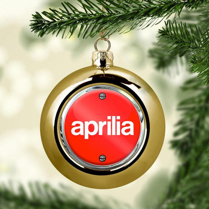 Aprilia Julekugle-Julekugle-Aprilia-Guld-Garage Culture Shop- garage - man cave - merchandise