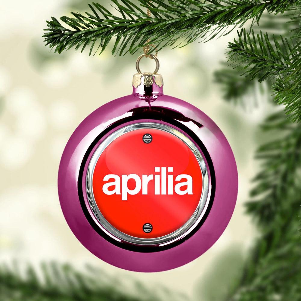Aprilia Julekugle-Julekugle-Aprilia-Lyserød Pink-Garage Culture Shop- garage - man cave - merchandise