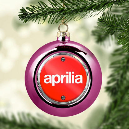 Aprilia Julekugle-Julekugle-Aprilia-Lyserød Pink-Garage Culture Shop- garage - man cave - merchandise