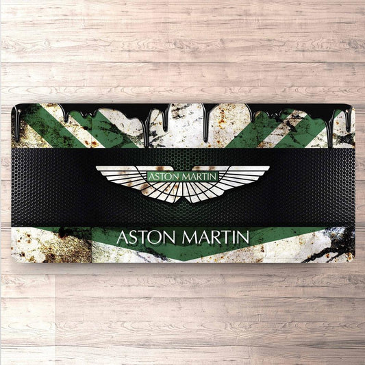Aston Martin Vintage 30x60cm Skilt-Skilte-Aston Martin-Garage Culture Shop- garage - man cave - merchandise