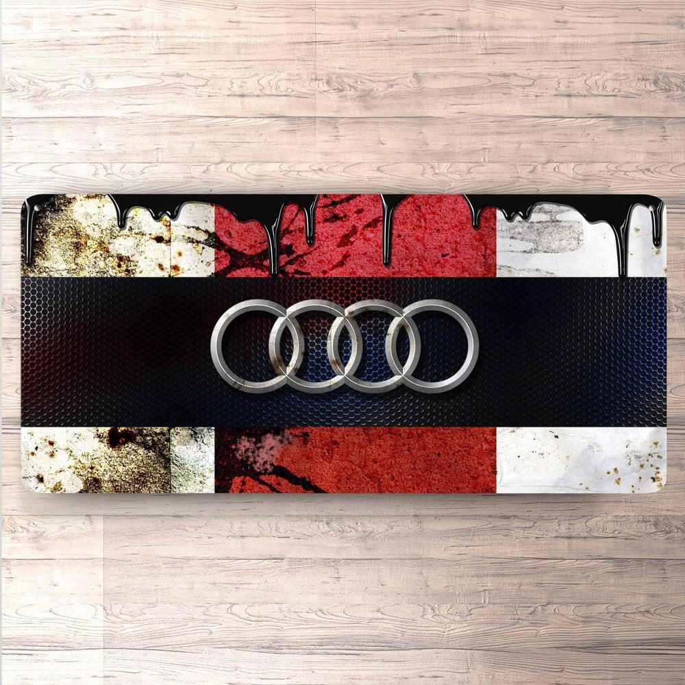 Audi Vintage 30x60cm Skilt-Skilte-Audi-Garage Culture Shop- garage - man cave - merchandise