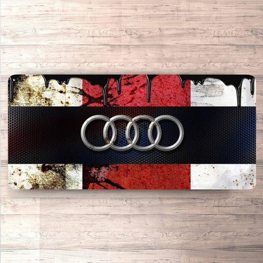 Audi Vintage 30x60cm Skilt-Skilte-Audi-Garage Culture Shop- garage - man cave - merchandise