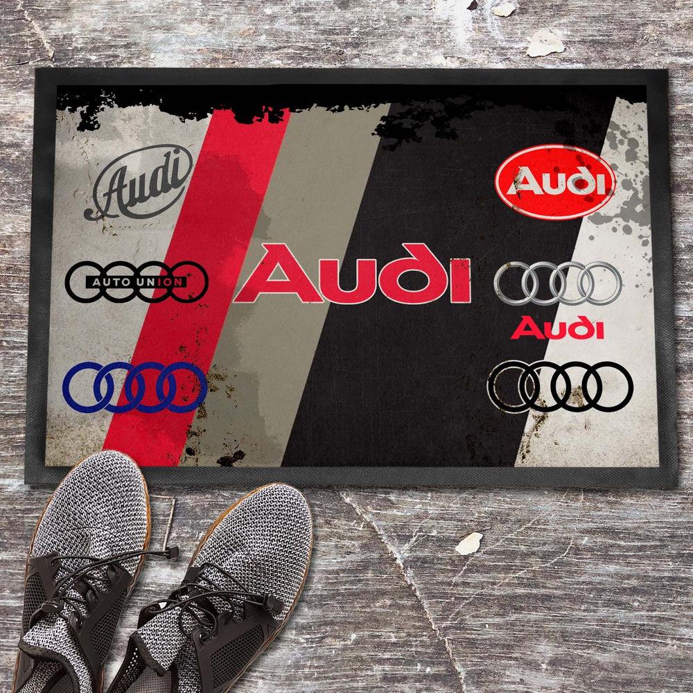 Audi Vintage Dørmåtte-Dørmåtte-Audi-Garage Culture Shop- garage - man cave - merchandise