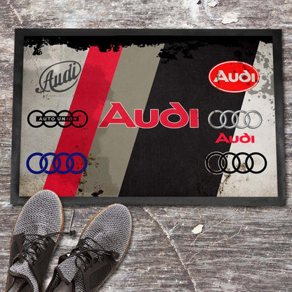 Audi Vintage Dørmåtte-Dørmåtte-Audi-Garage Culture Shop- garage - man cave - merchandise
