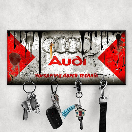 Audi Vintage Nøgleholdere-Nøgleholdere-Audi-Garage Culture Shop- garage - man cave - merchandise