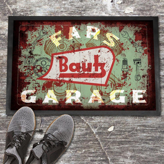 Bautz Fars Garage Vintage Dørmåtte-Dørmåtte-Bautz-Garage Culture Shop- garage - man cave - merchandise